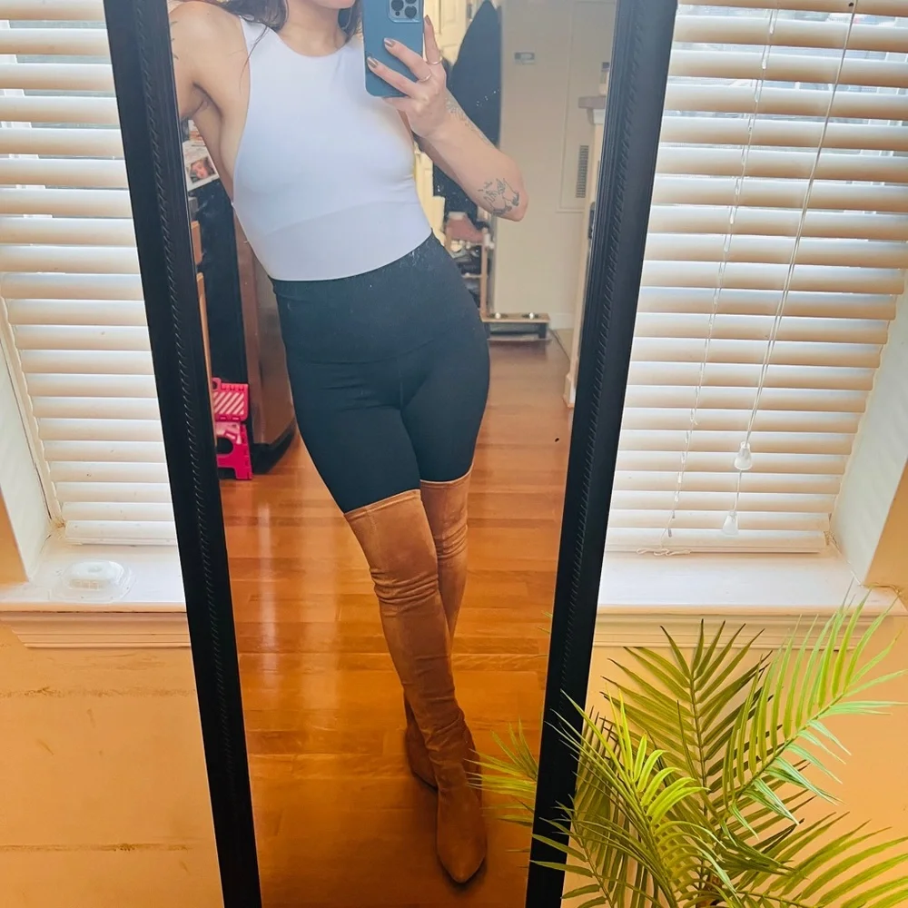 🚫SOLD🚫 Italian Suede Leather Over The Knee Boots - Picture 11 of 12